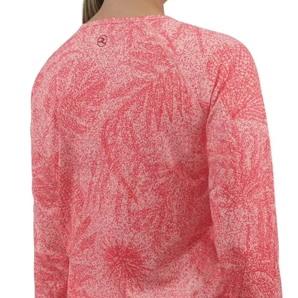 Reel Life Womens T-Shirt Size S Coral Long Sleeve UV Fishing Active Relaxed Fit - Image 6