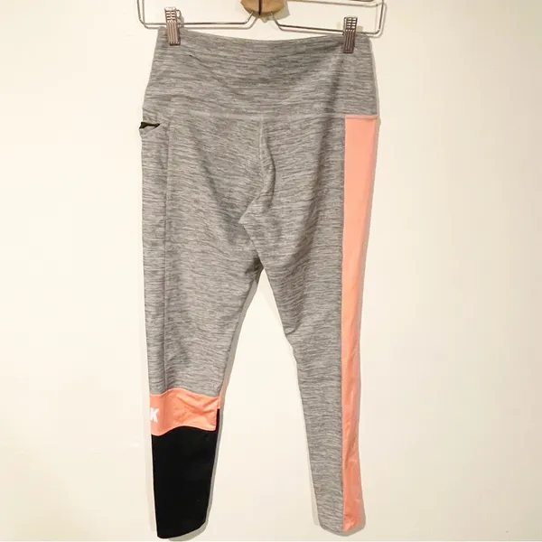 Victoria's Secret Pink Size Medium Grey Ultimate‎ High Waist Mesh Ankle Legging - Image 4