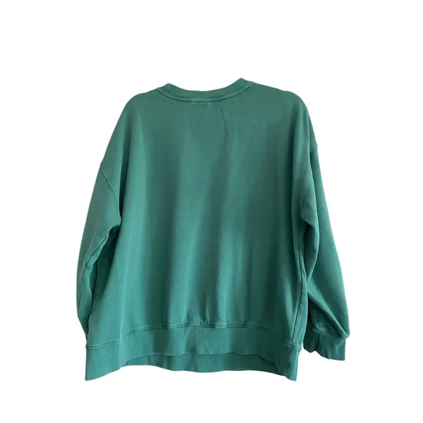 Old Navy Green Crewneck New York Graphic Sweatshirt Size Medium - Image 5
