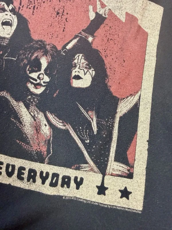 KISS Rock N Roll All Night And Party Everyday Vintage Style T-shirt Womens - Image 2