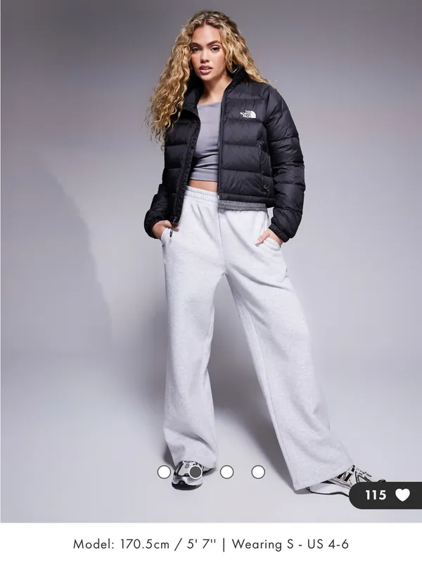 The north face 600 black women's puffer jacket from - Image 15