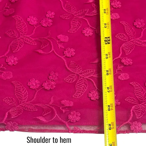 NEW Flora Nikrooz Meg‎ Floral Embroidered Chemise Pink Sleepwear Feminine S - Image 11