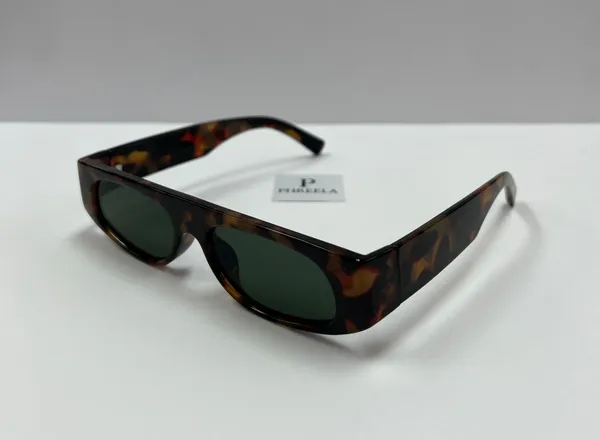 90s Style Oval Leopard Sunglasses Multi - Image 2