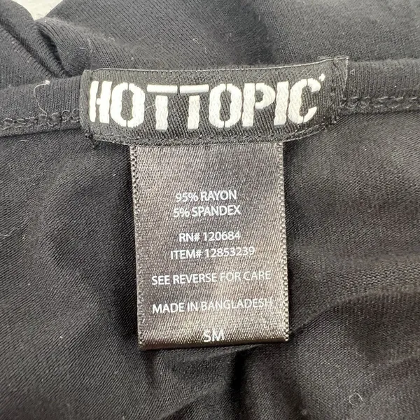 Hot Topic Size S Glitter Skull & Strappy Front Whimsigoth Goth Grunge Punk Emo - Image 8