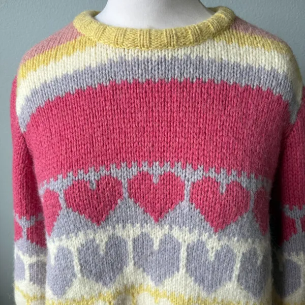 LoveShackFancy Shirelle Wool Sweater Size Medium - Image 4