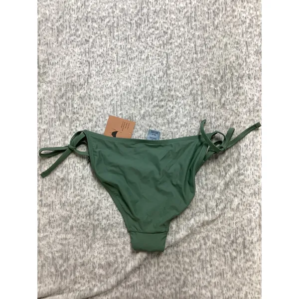 Shade‎ & Shore Women Green Side-Tie Bikini Bottom Medium 8-10 PID-5G548L - Image 4