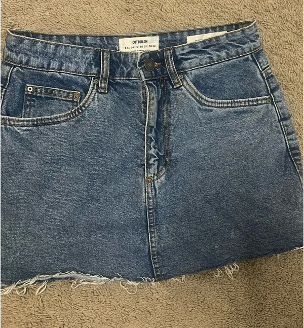 Cotton On Denim Mini Skirt - Image 2