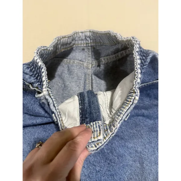Vintage Lee Women's High Rise Jeans Elastic Waist‎ Band Size 12L - Image 2