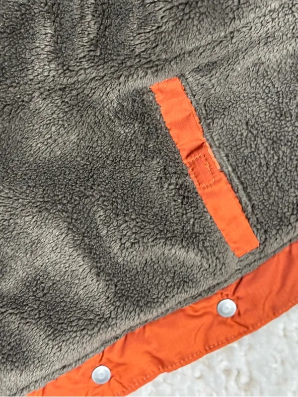 REI Women’s Small Burnt Orange Insulated Fleece Lined Snap Vest - Image 4