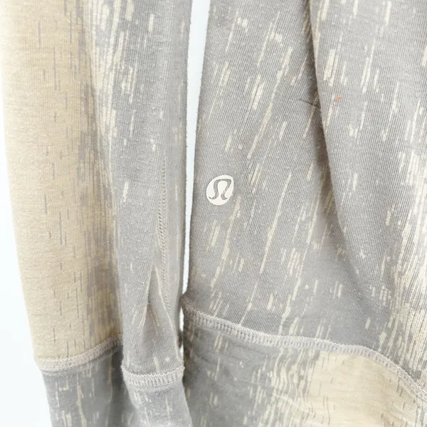 Lululemon Womens Salutation To Savasana Long Sleeve Lounge‎ Burnout Yoga Top - Image 7