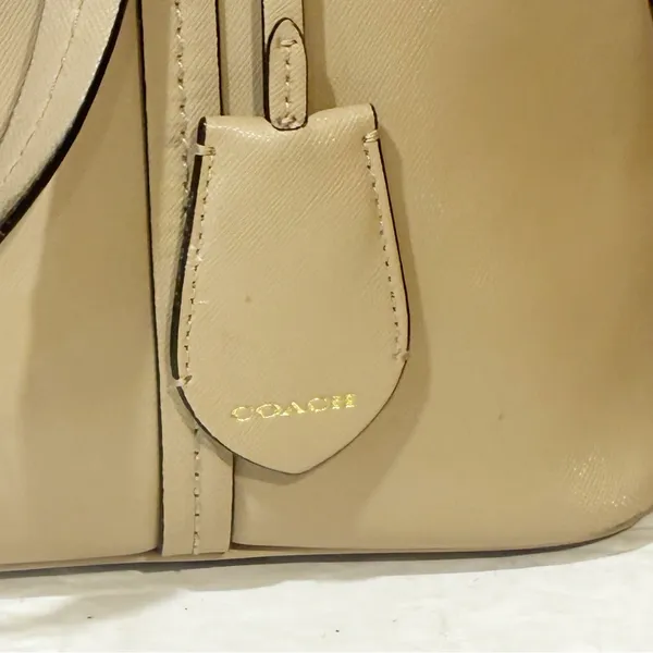 COACH F25671‎ B4/Sand Peyton Cora Dome Satchel FLAWED Shoulderbag - Image 2