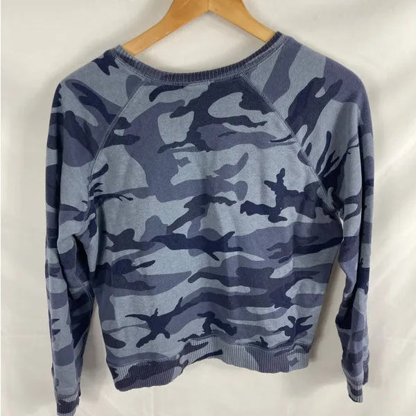 RAILS Theo Blue Indigo Camo Sweatshirt size small - Image 7