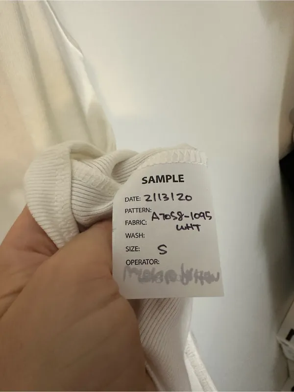 NWOT Agolde Rianne high neck bodysuit white small - Image 4