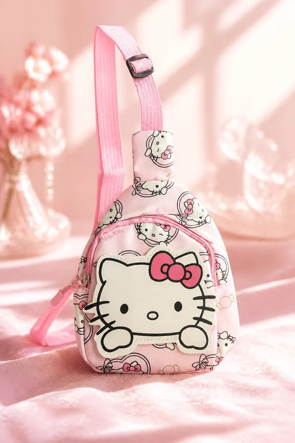 Sanrio Hello Kitty Mini Sling Adjustable Strap Backpack NWT - Image 2