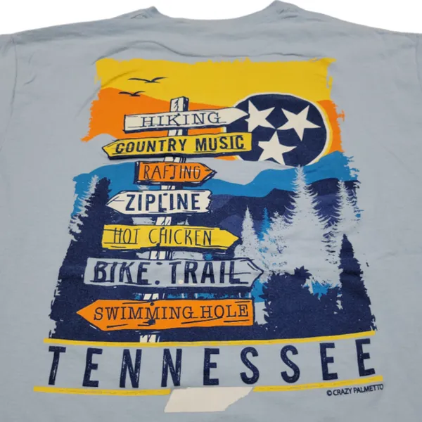 Gildan Tennessee Shirt Size Large Unisex T-Shirt Graphic Tee Graphic Print Shirt - Image 5