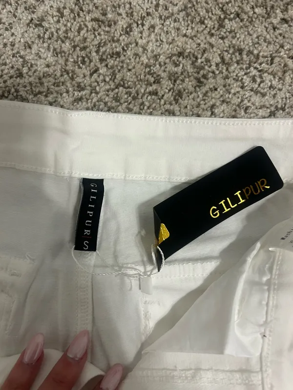 White cargo pants - Image 2