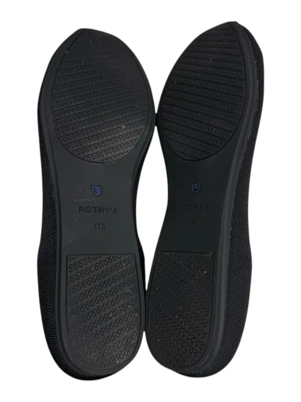 Rothy’s ⍟ The Flat Ballerina Ballet Slipper ⍟ Black Solid ⍟ 11.5M ⍟ Sustain Knit - Image 12