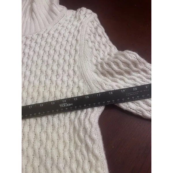 J Crew White Sweater Size L - Image 12