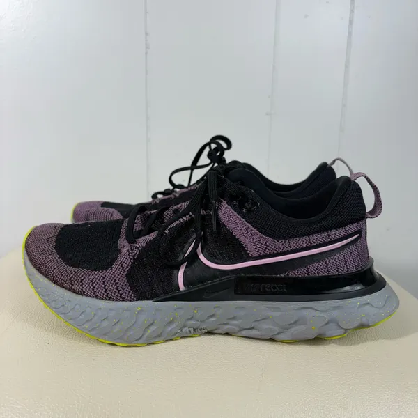 Nike React Infinity Run Flyknit 2 Athletic Running Sneakers Violet Dust CT2423 - Image 4
