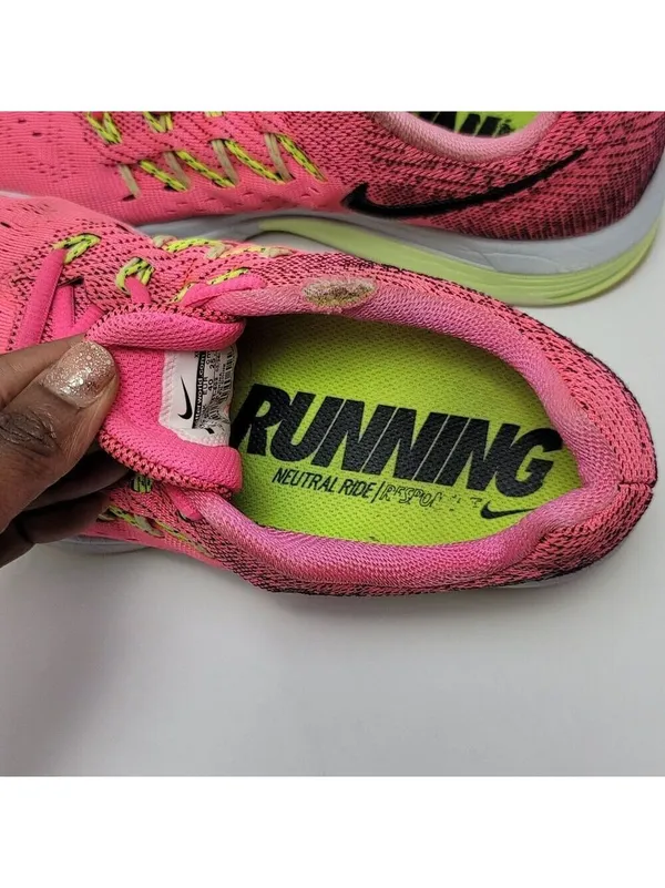 Nike Womens Pink Green Zoom Vomero 10 717441-608 Lace Up Athletic Shoes Size 8.5 - Image 10