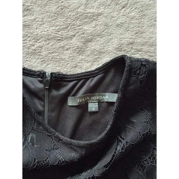 Julia Jordan Dress Womens Lace Mini A Line Stretch Whimsigoth Fairy A‎ Line Sz 4 - Image 3