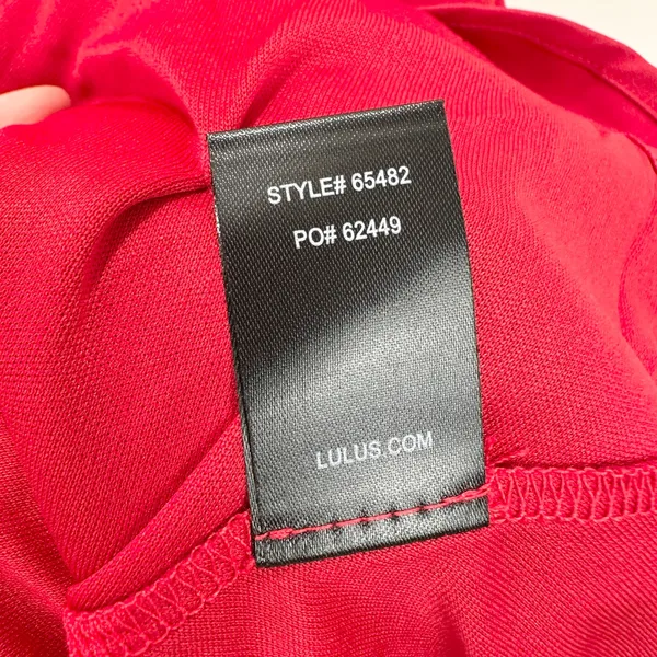 Lulus Just Us Red Skater Mini Dress Sleeveless A Line Backless Cutout XS NWT - Image 8
