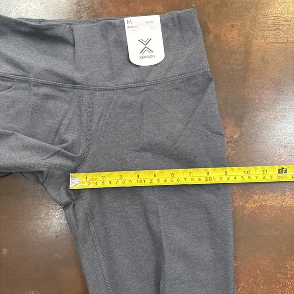 Xersion Women High Rise Bootcut Yoga Pants Charcoal Gray Quick-Dri UPF 50+ NEW - Image 7