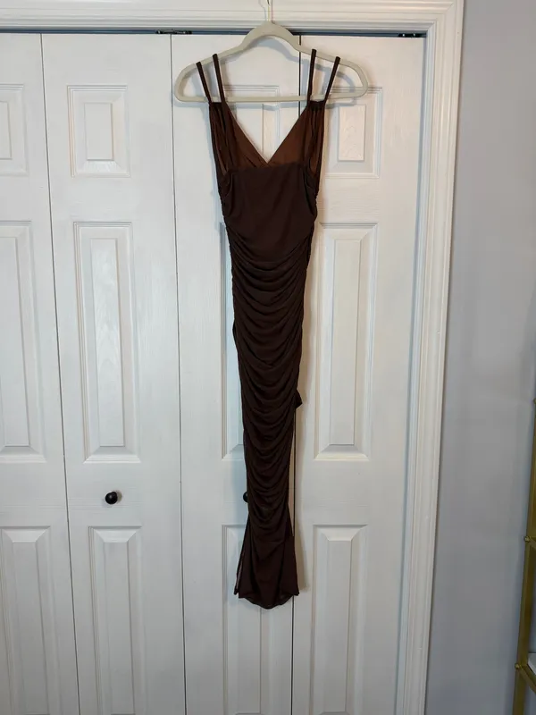 NWOT Micas Brown Sleeveless Dress - Image 6