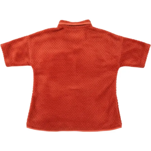 Simply Southern Sherpa Pullover Women's XL Rust Fleece Snap Neck Pocket Sweater - Image 4
