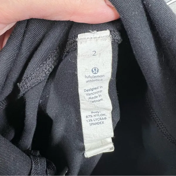 Lululemon Black High Rise Base Pace‎ Bermuda Shorts - Image 5