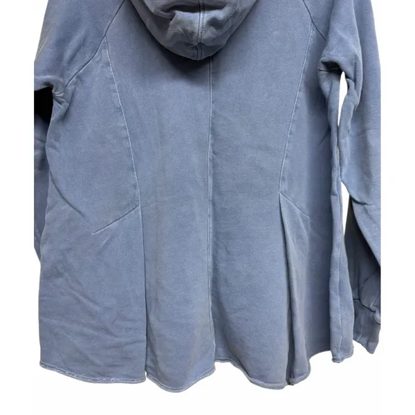Anthropologie Pilcro & The‎ Letterpress Blue Flynn Hoodie Sweatshirt Size Medium - Image 6