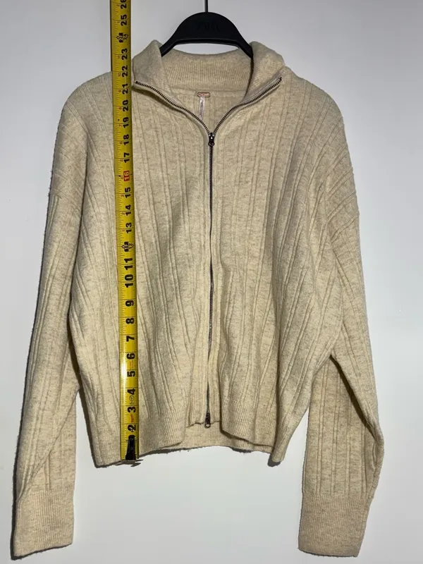 NWT Free People Beige Quincy Knit Mini Skirt Set - Image 9