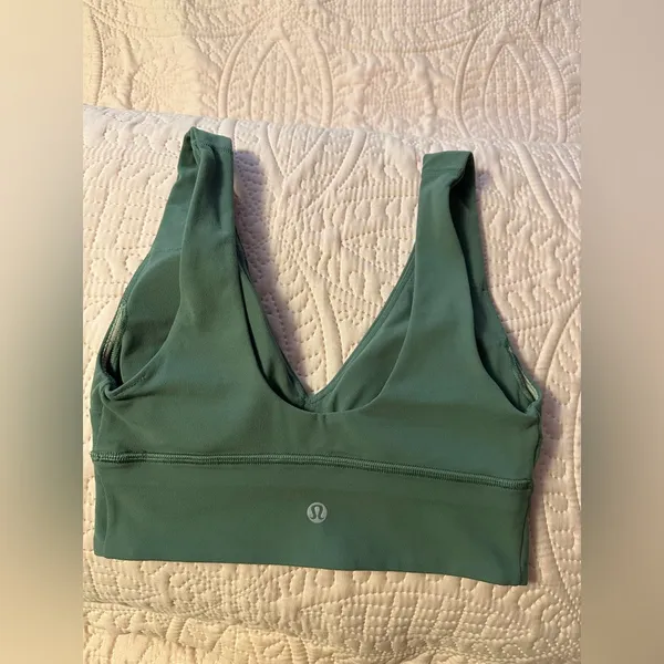 lululemon athletica Deep V Bra in Soft Green - Image 4