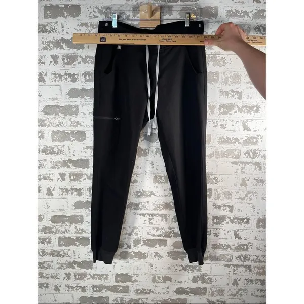 Figs | women black scrub pant joggers - Image 8