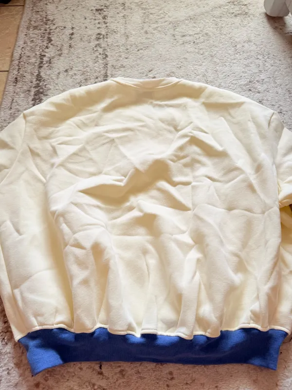 Denim bow sweater Yellow Size L - Image 4