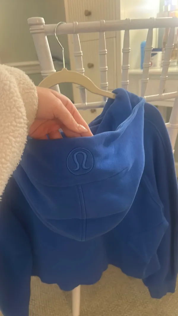 Lululemon Blue Scuba Half-Zip - Image 4
