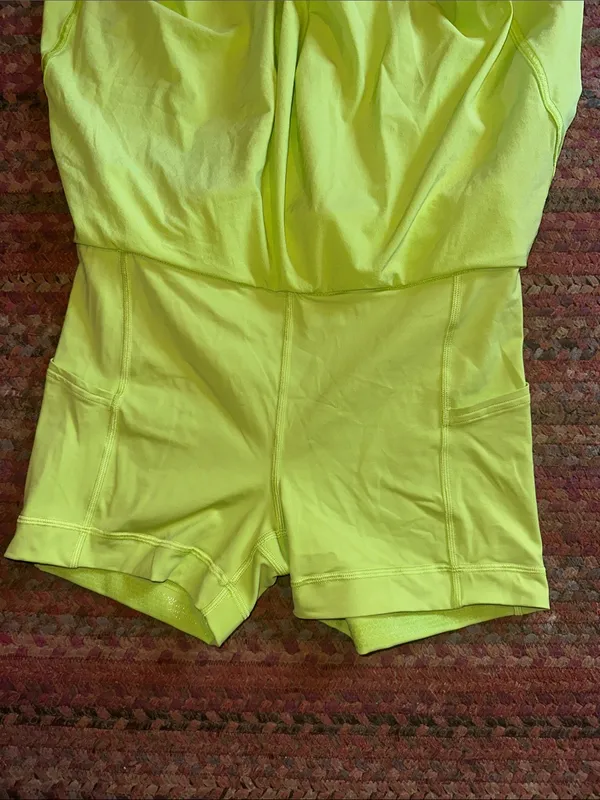 lululemon lightweight high rise Lemon Yellow Skater Tennis Skirt sour grape - Image 5