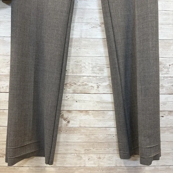 Antonio Melani Womens Pant Suit 2 Piece Gray 3 Button Raw Hem Trouser Topstitch - Image 13