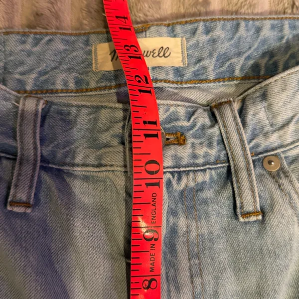 Madewell The Curvy Perfect Vintage Jean Light Wash High Rise Tapered Denim 29 - Image 6