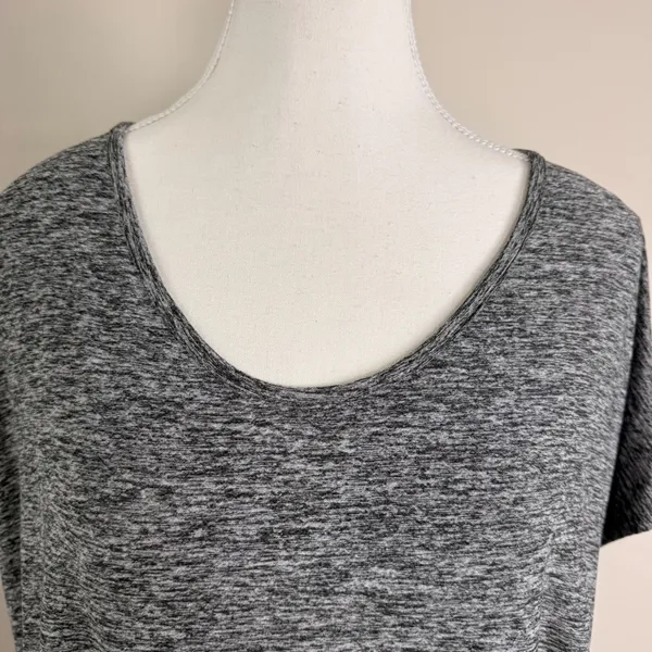 Beyond Yoga Gray Spacedye Poncho Top High‎ Low Relaxed Activewear USA Made Large - Image 10