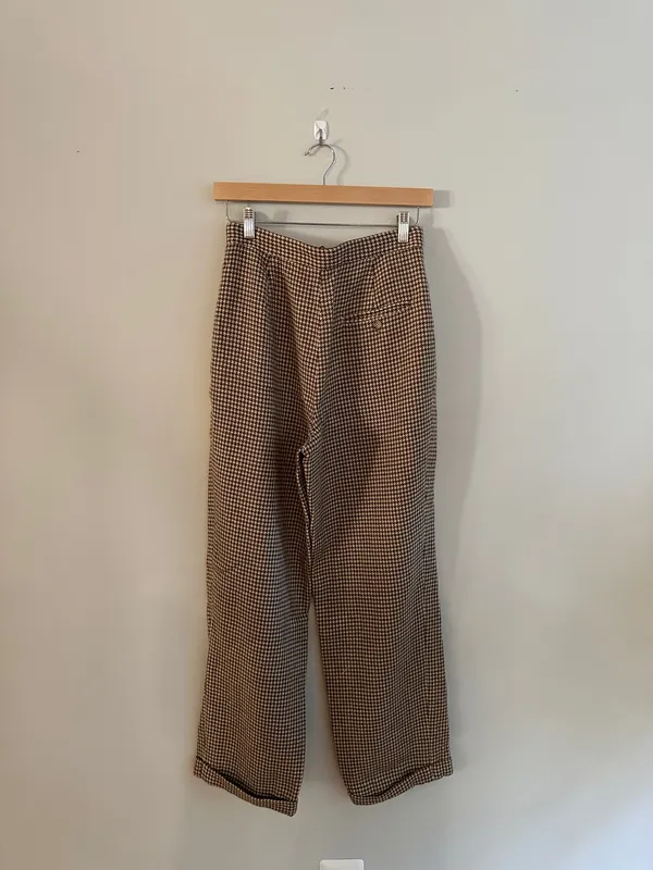 Polo Ralph Lauren Houndstooth Purple Label Trousers - Image 13