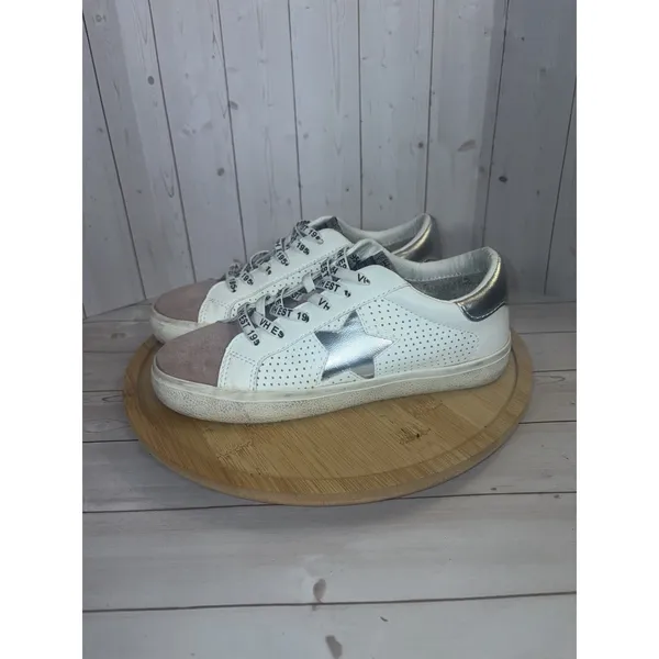 Vintage Havana Gadol Vintage Sneakers White Blush Leather, Size 6 - Image 5