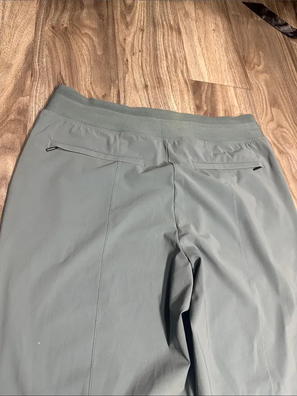 Athleta Cosmic Kick Flare Pants Slate Teal Stretch Work Travel. - Image 10