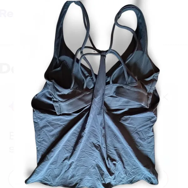 Athleta Solace Support Top, SIZE XS                       Charcoal - Image 5