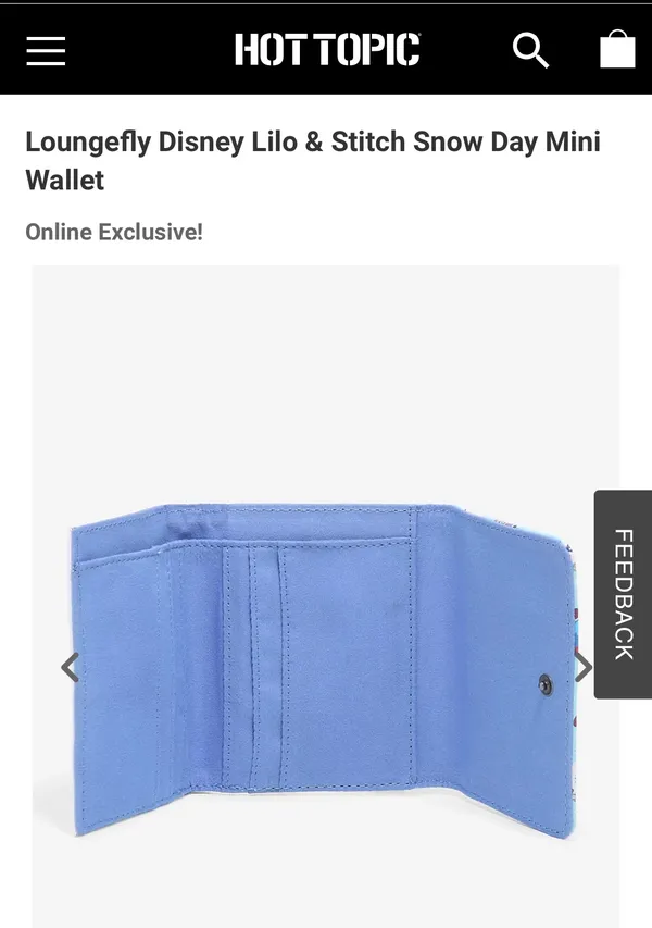 Lounge Fly Disney Lilo & Stitch Snow Day mini wallet - Image 3