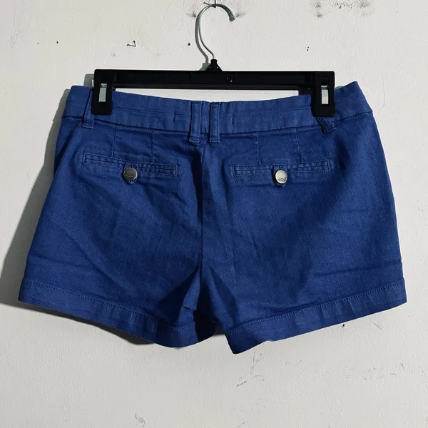 HARPER Blue Chambray‎ Button Fly Shorts Size 27 - Image 2