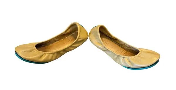Tieks By Gavrieli Tan Brown Leather Comfort Foldable Flats Shoes Woman Sz 8 - Image 7