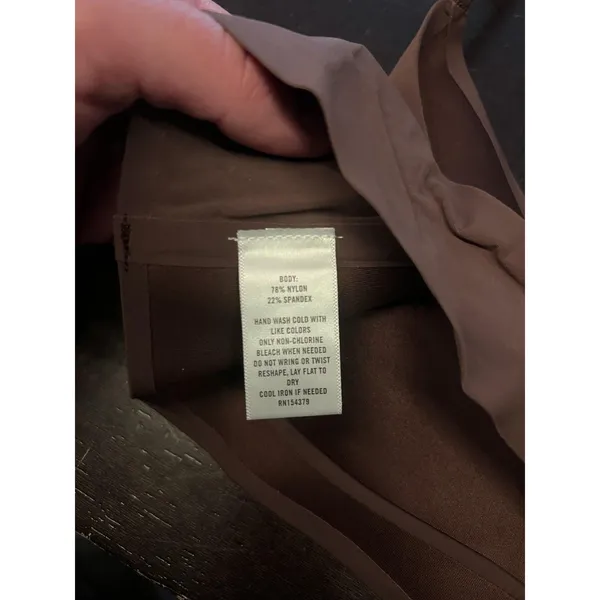 Dvntme Bra Womens XL Brown Seriously Soft Contour V Wireless Bralette Stretch - Image 6