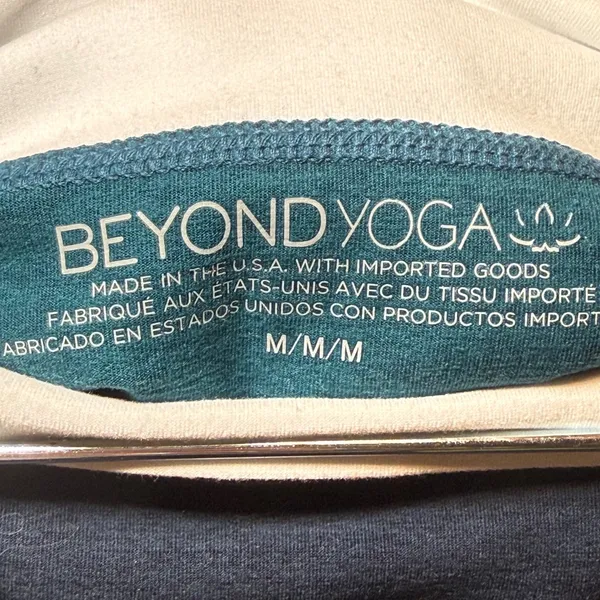 Beyond Yoga High Waist Leggings Teal Activewear Athleisure Gym‎ Sporty Medium - Image 2