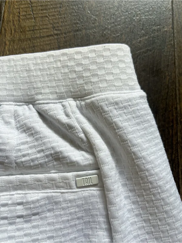 Tail White A-Line Textured Athletic Skirt Athleisure Sporty Skort Tennis Golf - Image 4